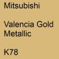 Preview: Mitsubishi, Valencia Gold Metallic, K78.